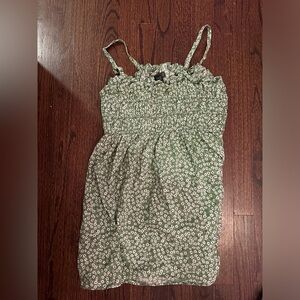 Target Wild Fable Green Floral Dress Size M